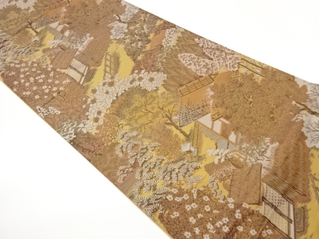 JAPANESE FUKURO OBI / WOVEN FLOWERS